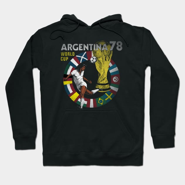 Argentina 78 World Cup Hoodie by TerraceTees